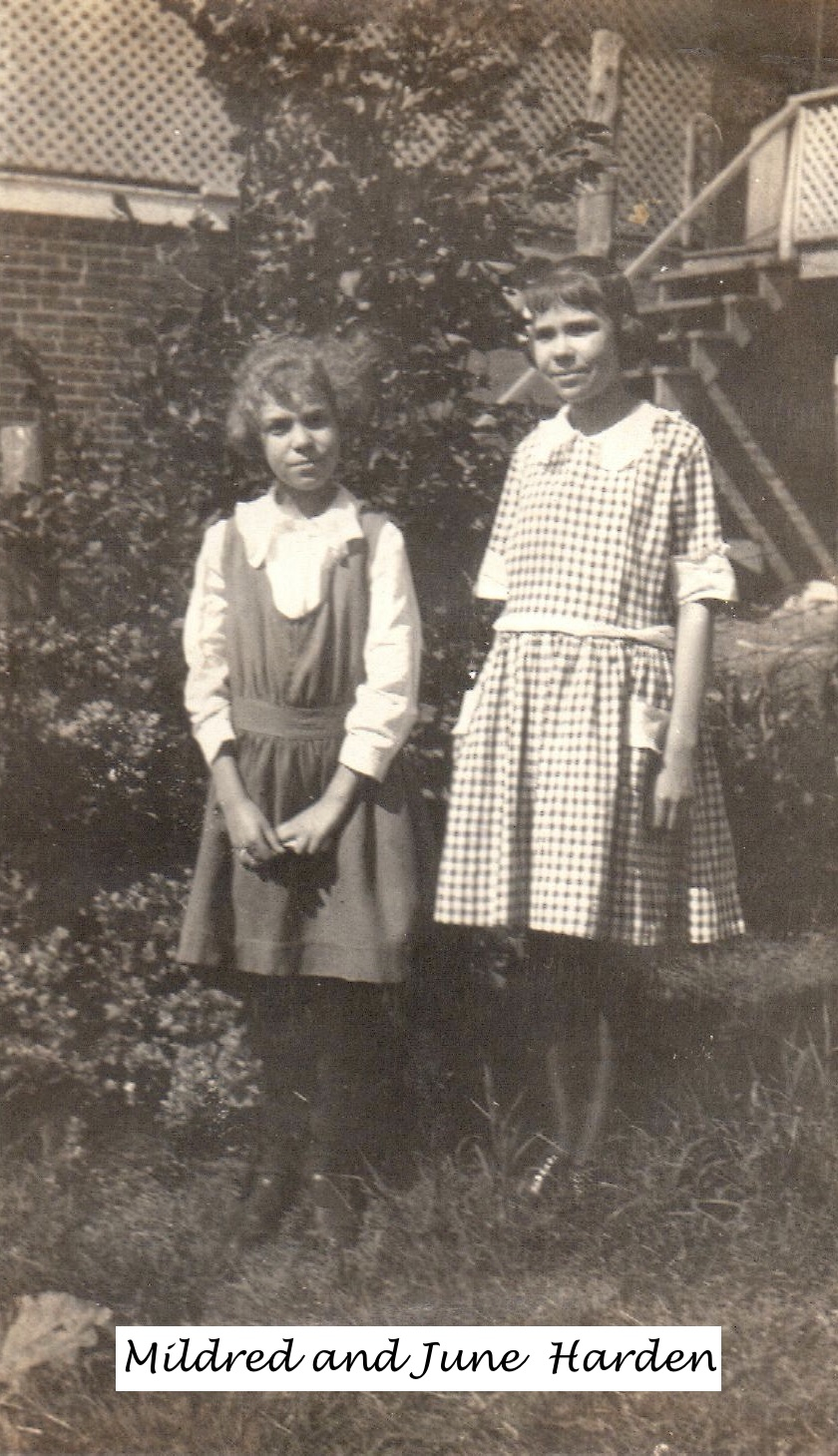 Mildred and June Harden