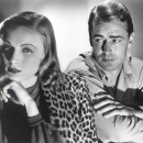 Veronica Lake and Alan Ladd in This Gun For Hire.