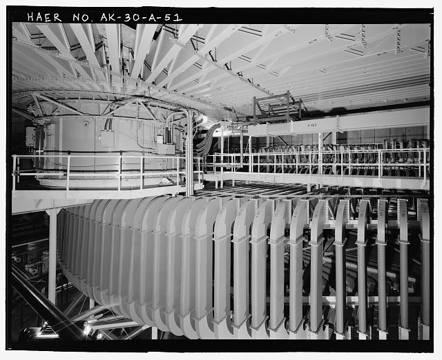 51. View of upper radar scanner switch in radar scanner...
