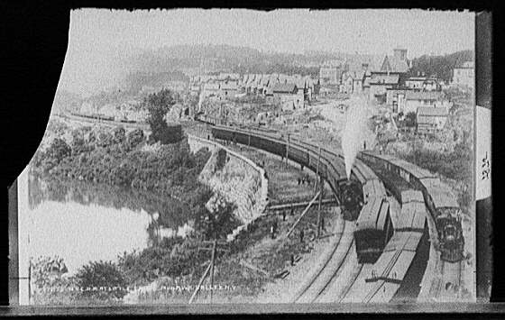 N.Y.C.R.R. [New York Central Railroad] at Little Falls,...