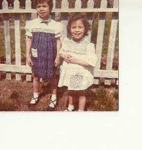 My sister and I Melendez Girls Easter day. Pablo Melendez 1929 /1980 