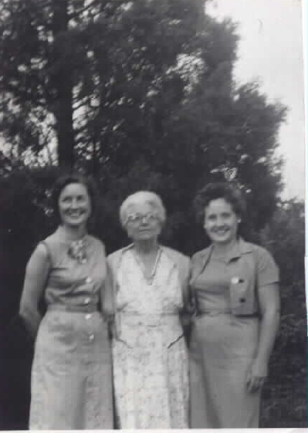 Kathryn, Irene, & Florence (Spring) Fink, Ohio 1960