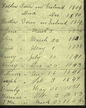 List of a Stanley Family