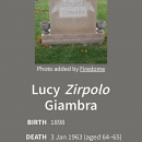 A photo of Lucy (Zirtelo) Giambra