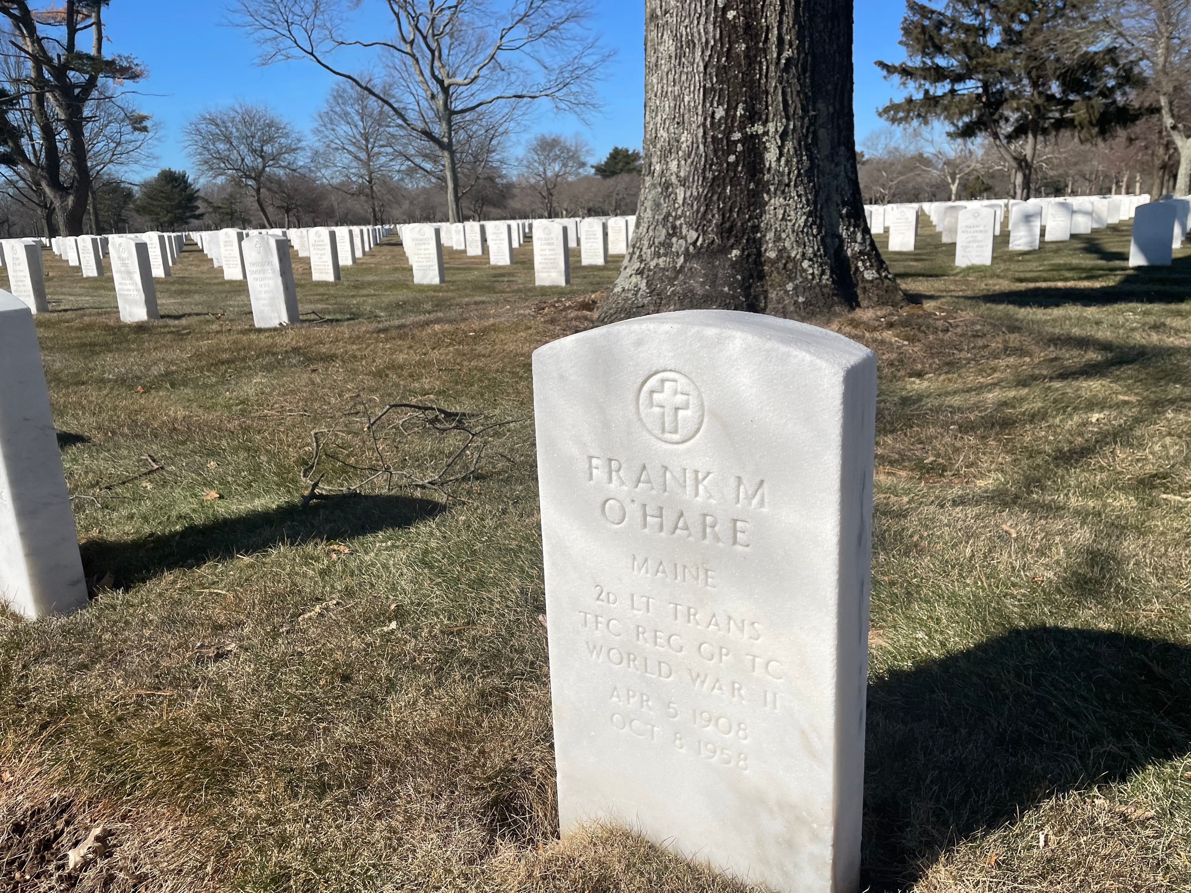 Francis Maynes O'Hare-- gravestone