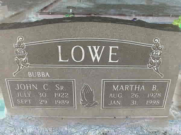 John & Martha Lowe