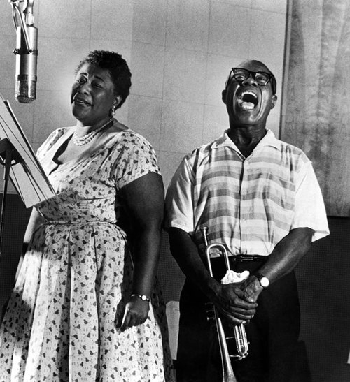 Ella Fitzgerald and Satchmo