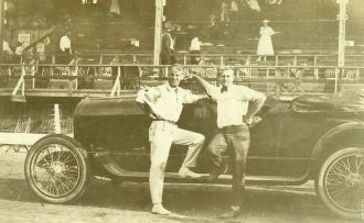 Walter West and friend