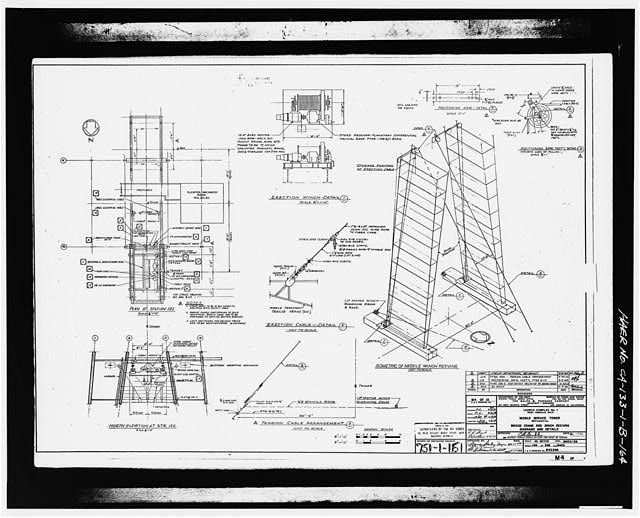 164. Photocopy of drawing (1958 mechanical drawing by the...