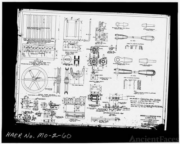 60. Photocopy of drawing (originaL plan M16) HOISTING