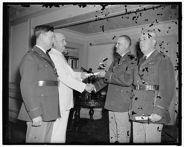 Army Industrial College graduation. Washington, D.C.,...