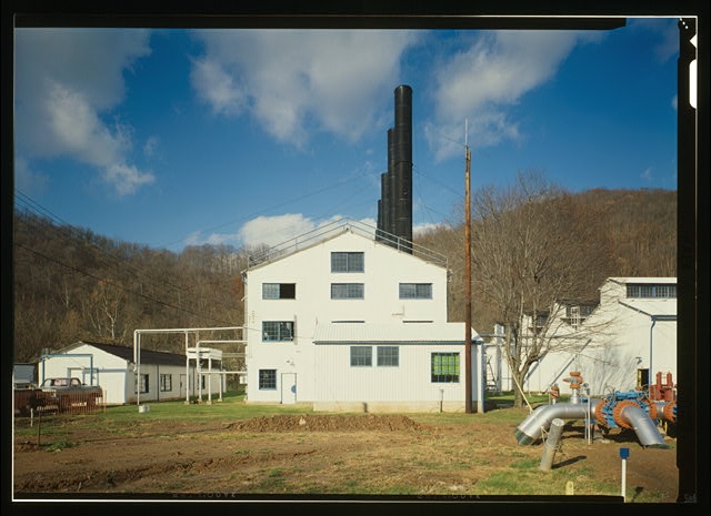 EXTERIOR VIEW OF BOILER HOUSE LOOKING NORTH. - Burnsville...