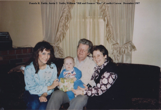 Pam, Justin, Bill and Kay, 1987