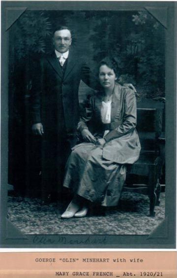 George "Olin" Minehart & wife