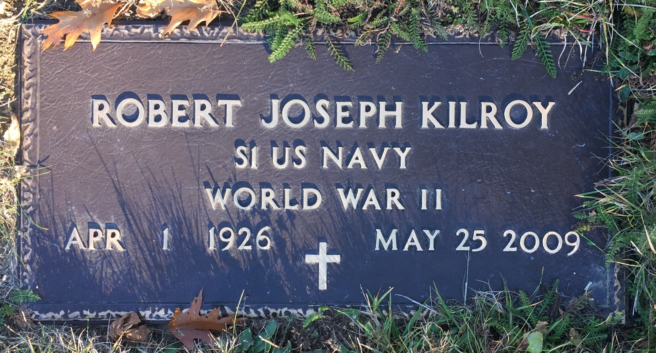 Robert Joseph Kilroy--gravestone