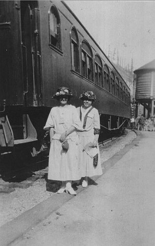 M. Mason with friend, Mary Ann Tasker