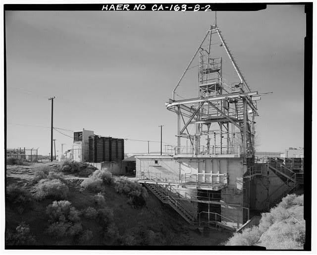 2. View looking west southwest at Test Stand 'A' complex....