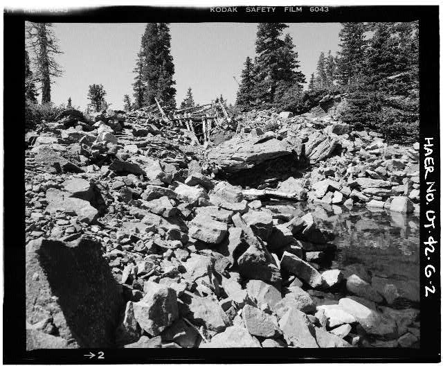 2. VIEW OF TUNNEL INTAKE, LOOKING SOUTH - High Mountain...