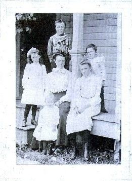 Family on Porch