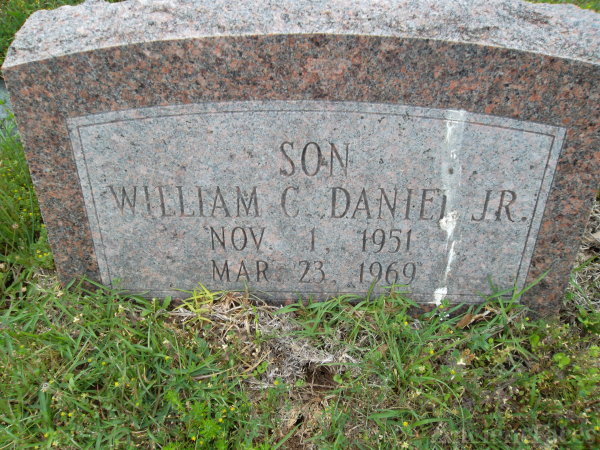 William Clyde "Billy" Daniel Jr Gravesite