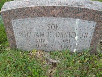 William Clyde "Billy" Daniel Jr Gravesite