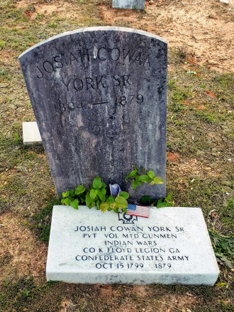 Josiah Cowan York Sr Grave