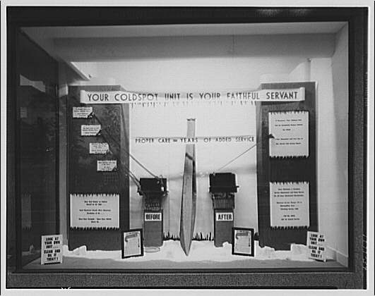 Electric Institute of Washington. Sears Roebuck window