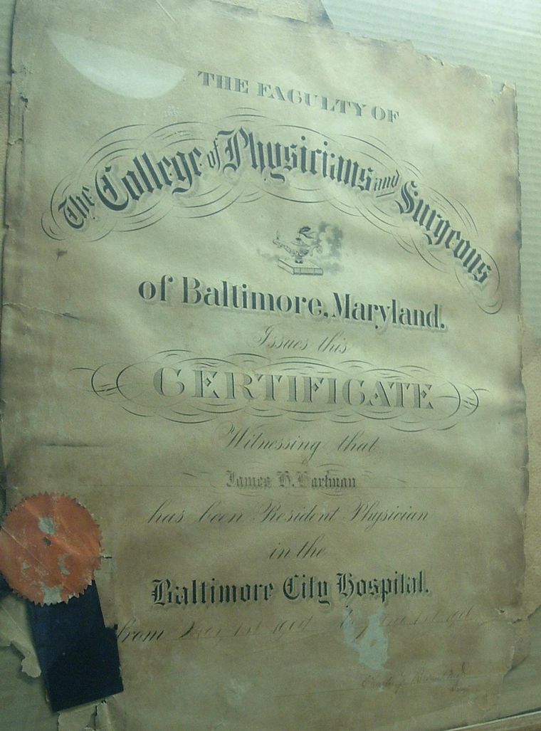 medical residency certificate