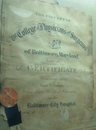 medical residency certificate