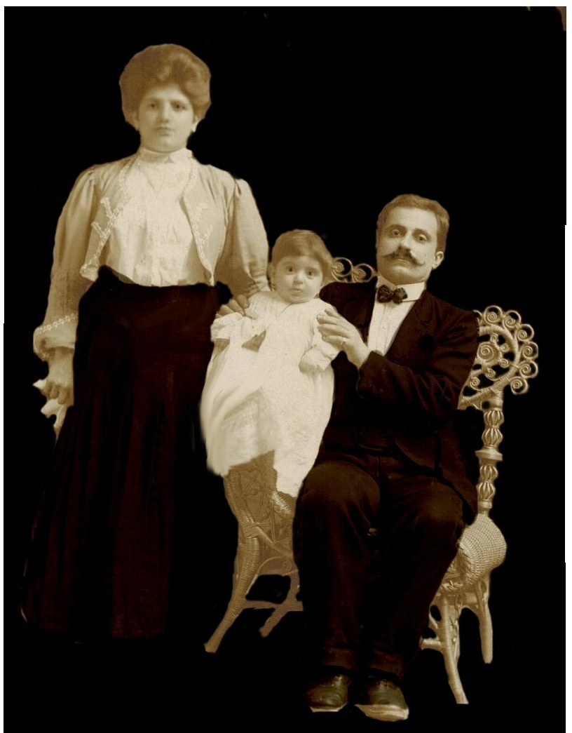 Julia, Leo, & Solomon Maloff, Rhode Island 1904