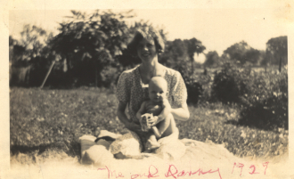 Woman and a baby 1929 Woman and a baby 1929