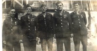 Mystery Military Photo of Ludlam and several other Military Men