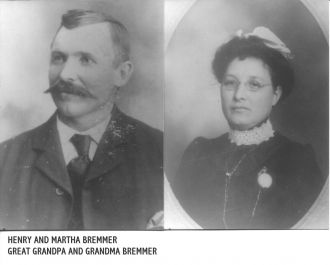 Henry Bremmer and Martha Rhoda Green