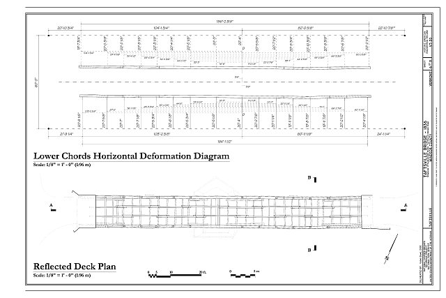 Lower Chords Horizontal Deformation Diagram; Reflected...