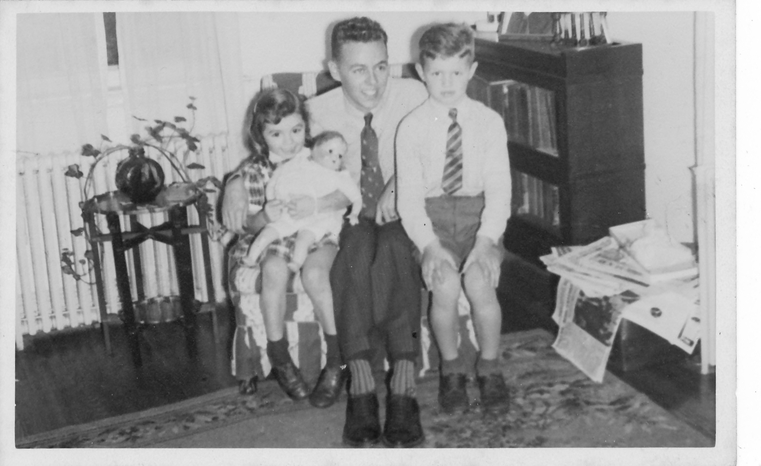 Janet, William, & Bill Armstrong, MD 1944