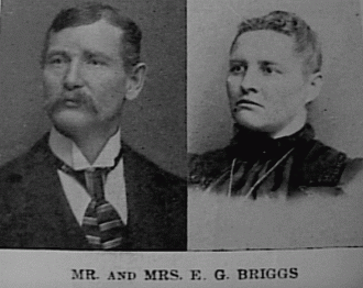Mr. & Mrs. E.G. Briggs, WI 1901
