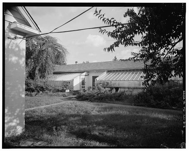 2. VIEW SOUTHEAST, LEAN-TO GREENHOUSES OF MAIN HEADHOUSE...