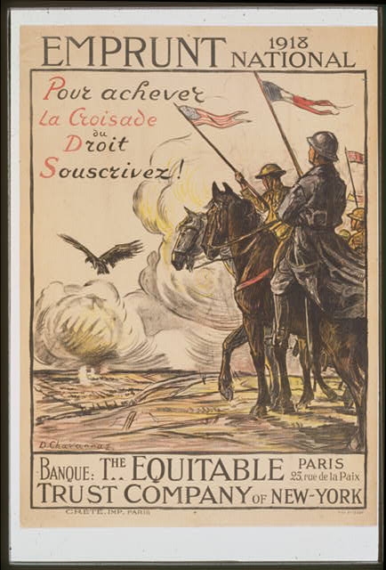 Emprunt National 1918. Pour achever la croisade du droit...
