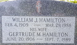 Gertrude M Hamilton