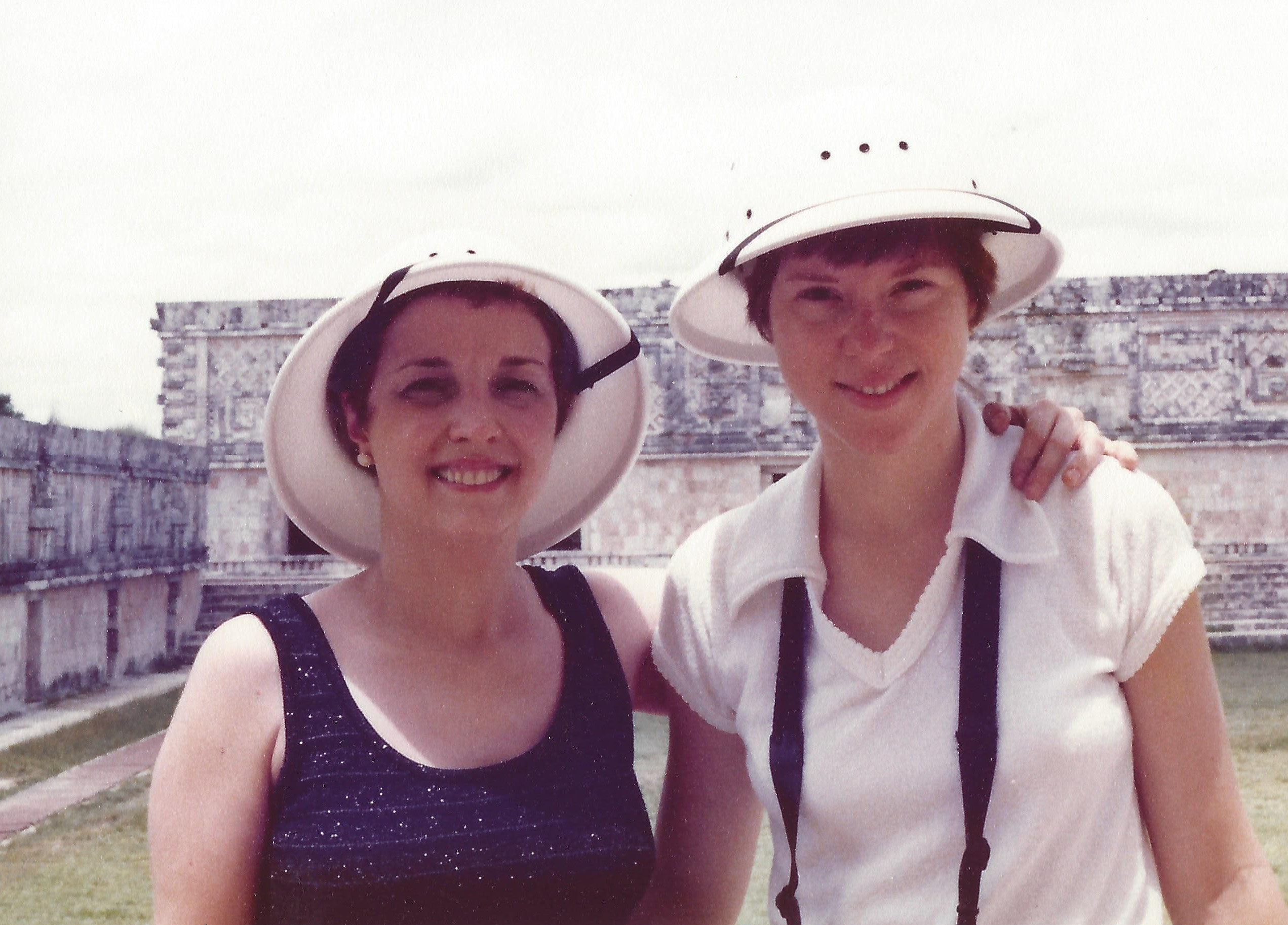 Naomi and Amanda S. Stevenson in Merida, Mexico.