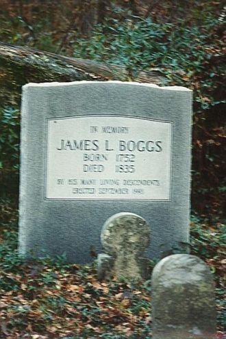 James L. Boggs Headstone