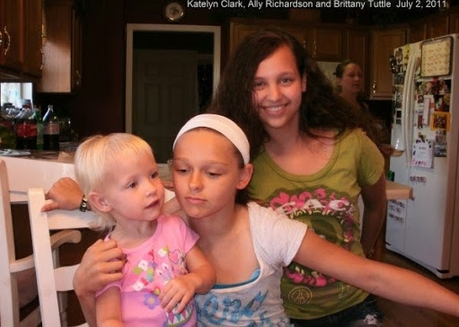 Katelyn Clark, Ally Richardson and Brittany Tuttle