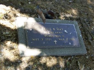 Cecil Hays Headstone
