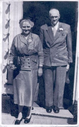 Unknown Couple Possibly at a wedding