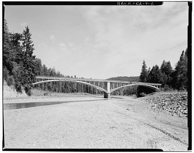 2. CONTEXTUAL VIEW OF BRIDGE IN SETTING, LOOKING...
