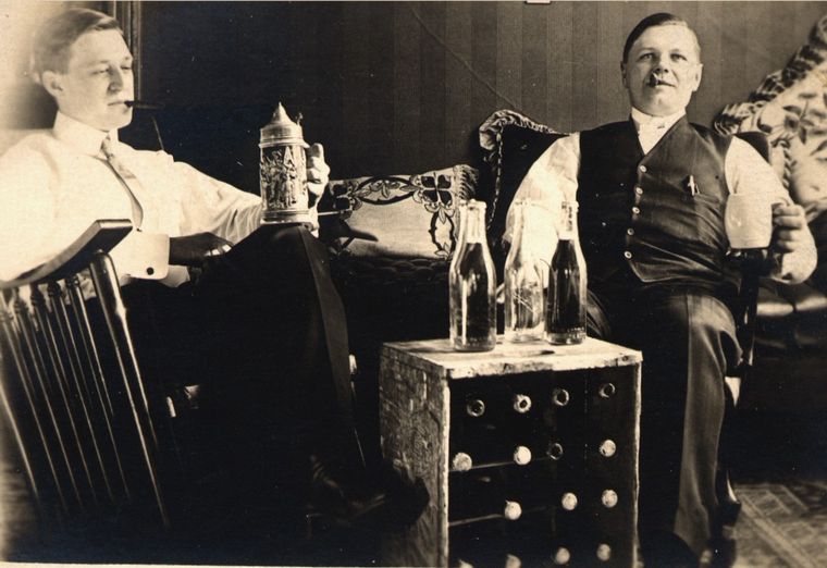 Ed Wegner & Joe Hagberg, 1910
