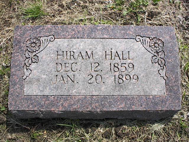 Hiram Hall Grave