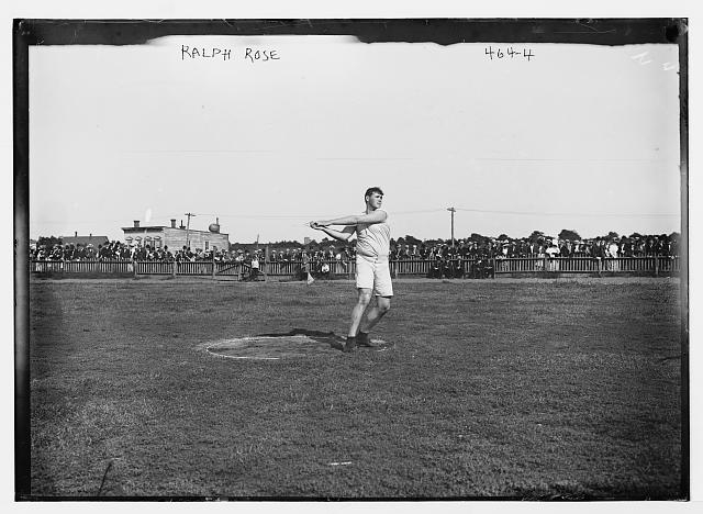 Ralph Rose, hammer-throwing, Y.M.C.A., Brooklyn