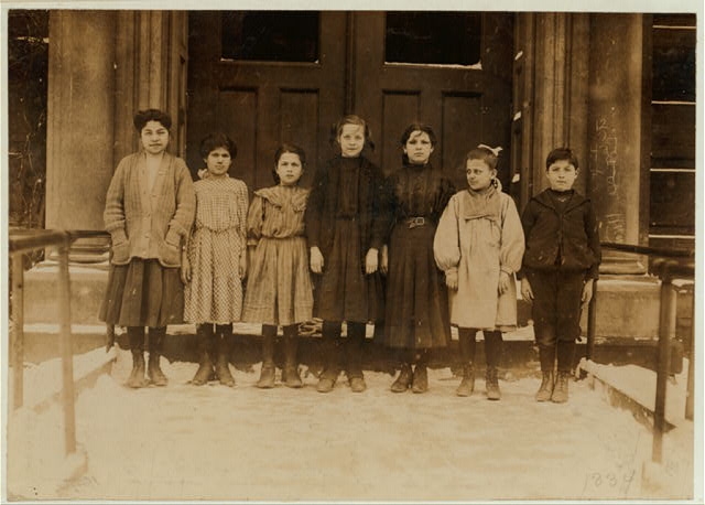 Group in School #1, Buffalo, N.Y. (from left to right):...
