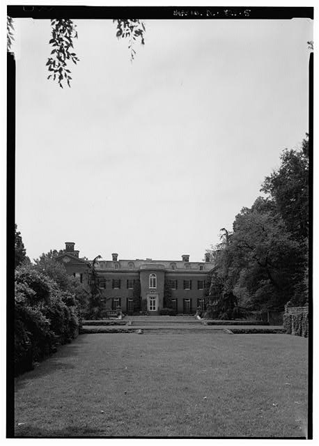 View of north (rear) elevation - Dumbarton Oaks, 3101 R...